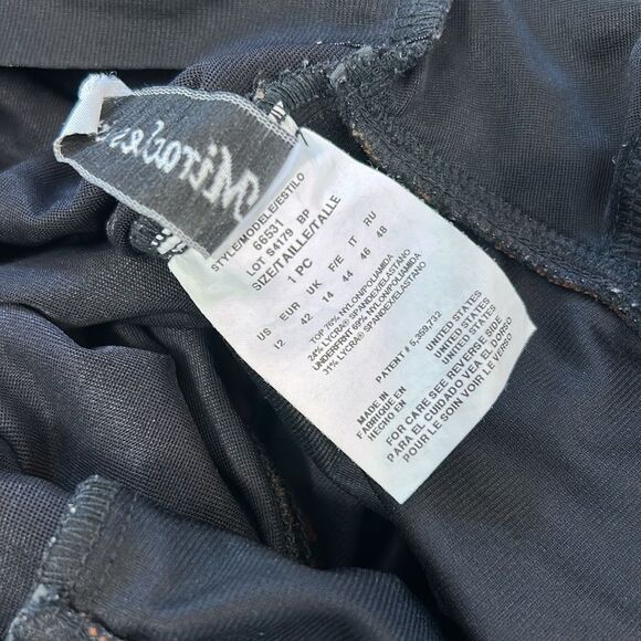 Miraclesuit Leopard Animal Print‎ Women's Swim Top Tankini Size 12 Shaping - Picture 3 of 4